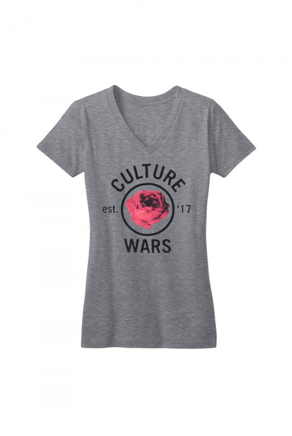 Deep V Rose Tee